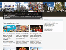 Tablet Screenshot of fasantur.com.br
